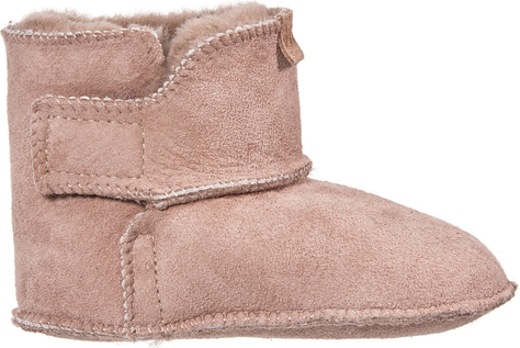 Brązowe kapcie Vanuba na rzepy