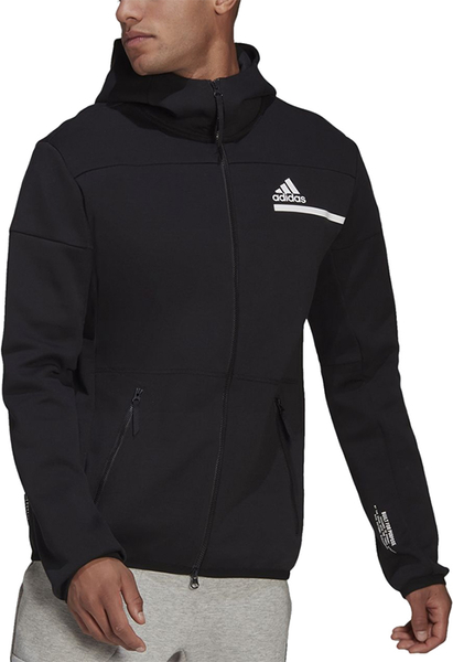 Czarna bluza Adidas z bawełny