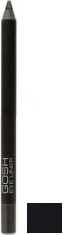 GOSH Velvet Touch Eye Liner Waterproof - Wodoodporna czarna kredka do oczu, Black Ink