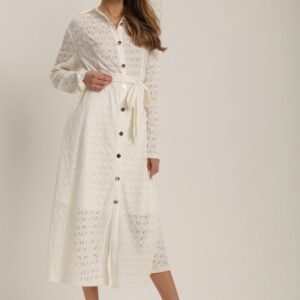 Sukienka Renee midi z długim rękawem