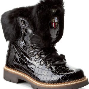 Trapery damskie new italia shoes ze skóry