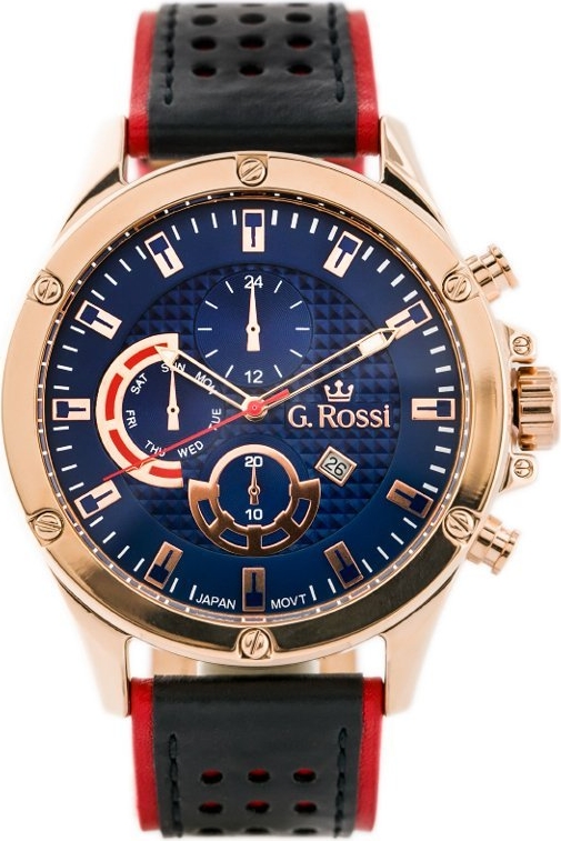 ZEGAREK MĘSKI GINO ROSSI - 11455A (zg214d) + BOX